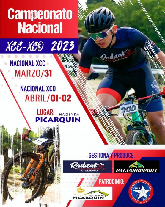 Convocatoria al Campeonato Nacional de XCO 2023 Ridechile.cl